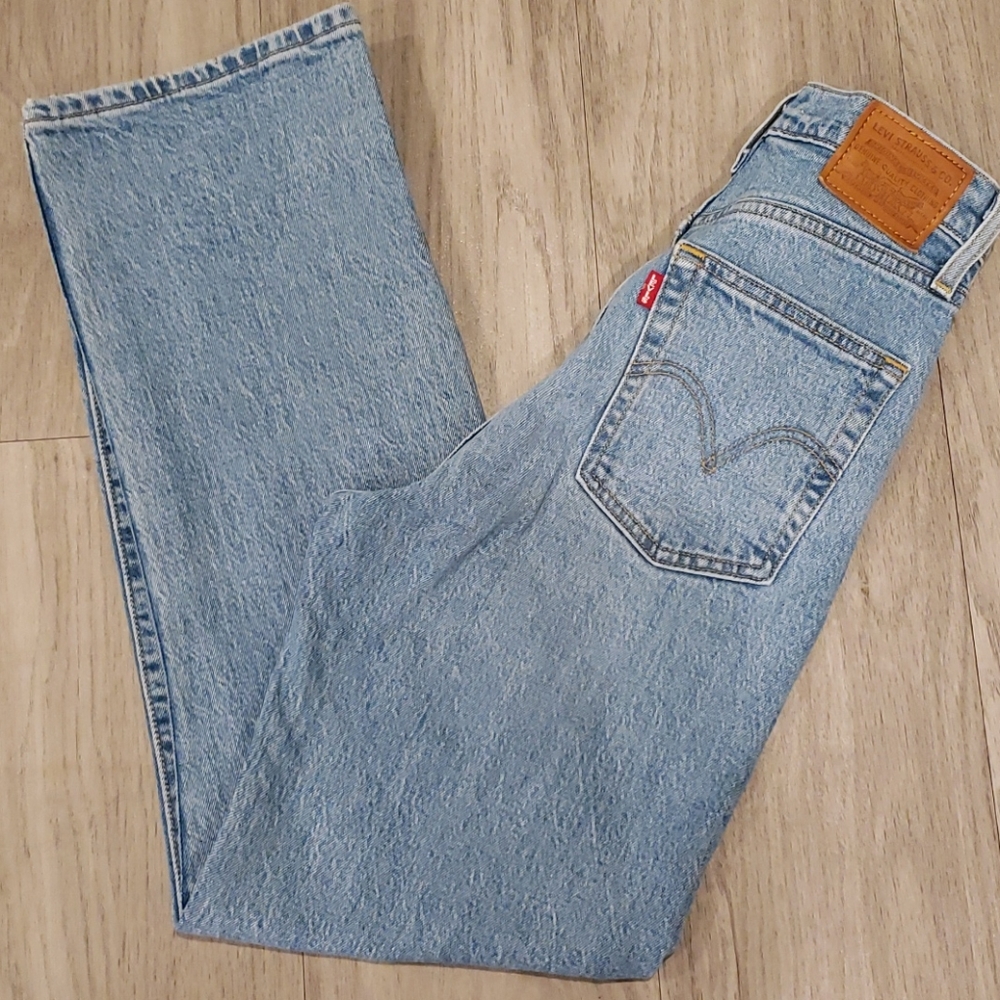 Levi's Ribcage Jeans Straight sz 25